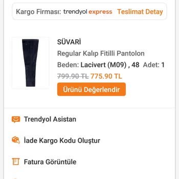 Süvari Giyim Online Alışverişte Beklenmedik İptal Hayal Kırıklığı