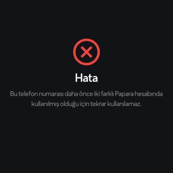 Papara Hesabımı Askıya Almış