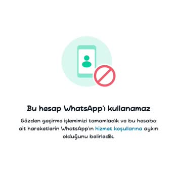WhatsApp Ban Yedim Ve Kalkması