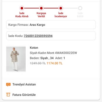 Boyner Yanlış Ürün Gönderimi