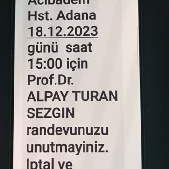 Acıbadem Hastanesi İşini Yapmayan Sekreter