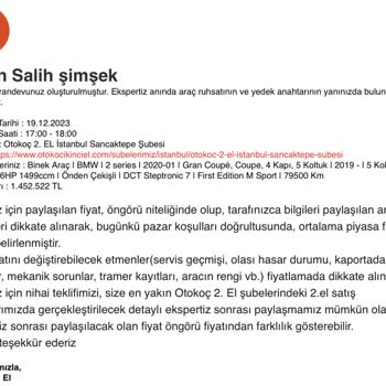 Otokoç Ekspertiz Ve Fiyat Saçmalığı