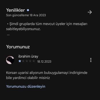 WhatsApp Resmi Uygulama Hatası
