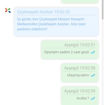 ÇiçekSepeti Çiçek Sepetinin Sipariş Ulaştırmaması