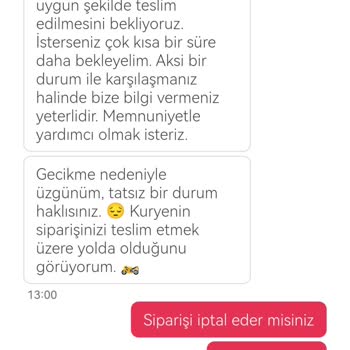 Yemeksepeti Siparişimin Parasını Vermiyor