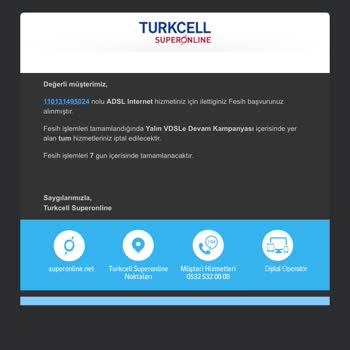 Superonline Fesih İşlemleri Gerçekleştirmiyor