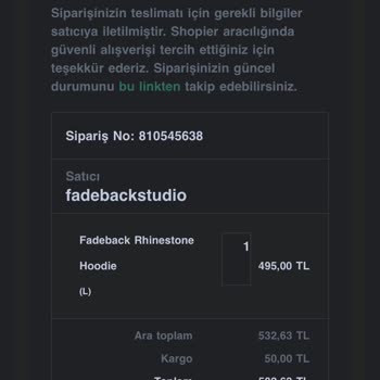 Shopier Siparişimi İptal Etmek İstiyorum