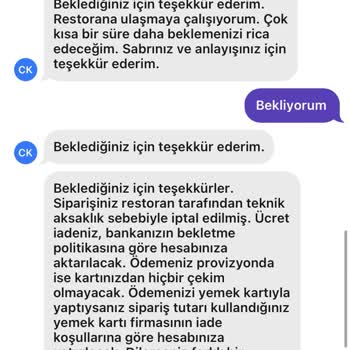 Getir Yemek Pişmanlıktır