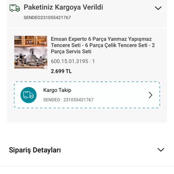 Sendeo Kargomun Kaybedilmesi Karaca Markasının Vurdumduymazlığı