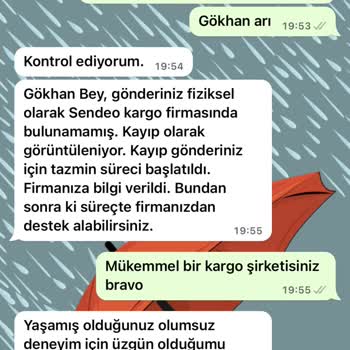 Sendeo Kargomun Kaybedilmesi Karaca Markasının Vurdumduymazlığı