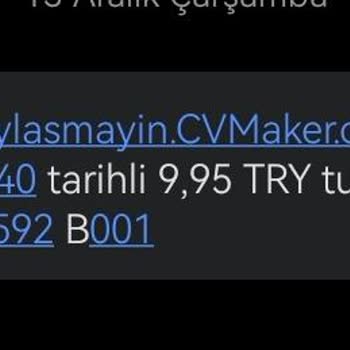 CV Maker Habersiz Üyelik Yaptı