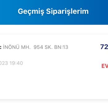 Erikli Su Evde Olmama Rağmen Siparişim Gelmedi