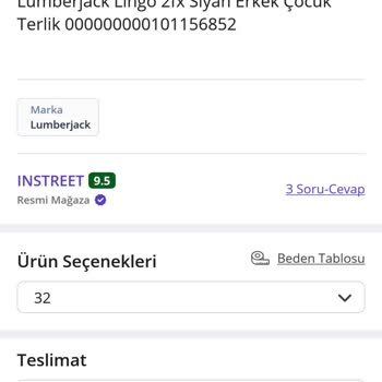 In Street Satın Aldığım Ürünü Sebepsiz İptal Edildi