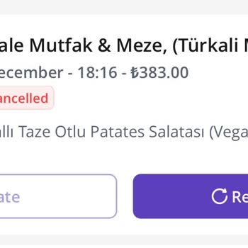 Getir Ücret İadesi Yapmıyor