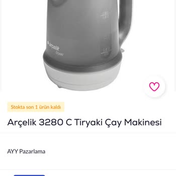 Arçelik Kettle Çaycınızı Çöpe Atın Tavsiyesinde Bulundu (3280c)