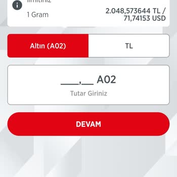 Ziraat Bankası Ziraat Altın Hesabı Makas Aralığı