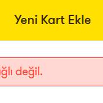 Masterpass Hesap İş Yerine Bağlı Değil Hatası