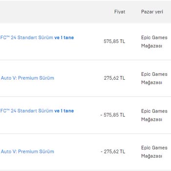 Epic Games Epic Game Üzerinden Oyun İadesi GPay Hesabıma Ücretin Yatırılmaması.