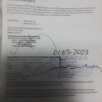 Conti Mükerrer Dört (4) Defa Arıza