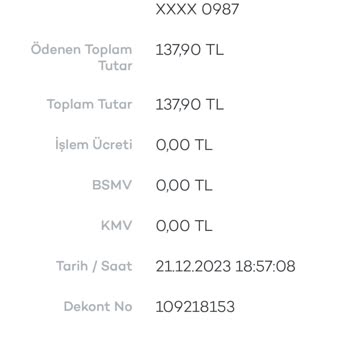 Exxen 137.90 TL Kartımdan Para Kesti