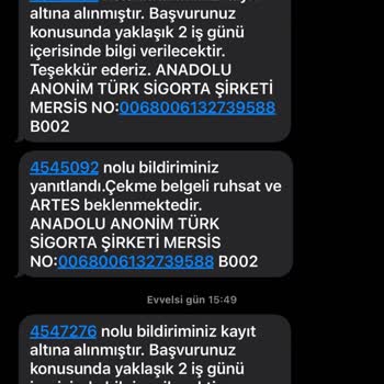 Anadolu Sigorta Pert Aracımın Parası Verilmiyor Pert Aracı Bize Zorla Bırakıyorlar