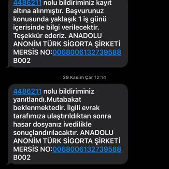 Anadolu Sigorta Pert Aracımın Parası Verilmiyor Pert Aracı Bize Zorla Bırakıyorlar