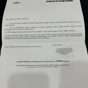 Skechers Ayakkabı Astar Yırtığı