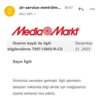 Media Markt Mağazada Ürünüm Yok Kaybettiler