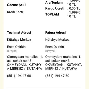 Koçtaş İadeye Verdiğim Ürünümün Para İadesi Yapılmadı