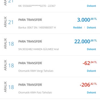 Denizbank KMH Ücreti Kesintisi