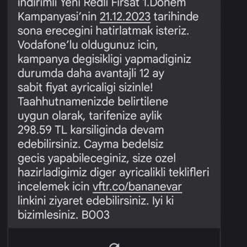 Vodafone Taahhüde Uymayarak Fazladan Zam