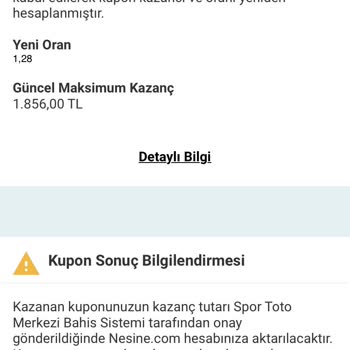 Nesine Kazandığım Kuponun Parası Yatmadı