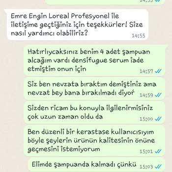 Kerastase İade Ve Değişim