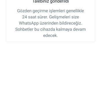 WhatsApp Spam Engeli Yedim.