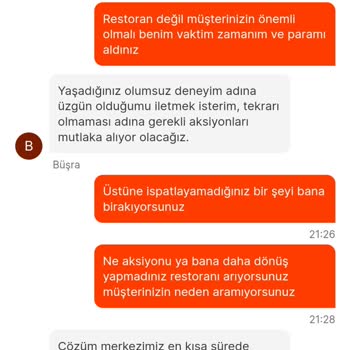 Migros Yemeğin Sipariş Teslim Edildi Deyip Paramı Alması