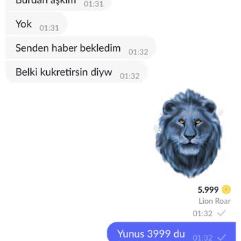 Aslan Kafası Hediye Gönderdim, Hediye Hesabımdan Gitti Ama Karşı Taraf Çekemedi