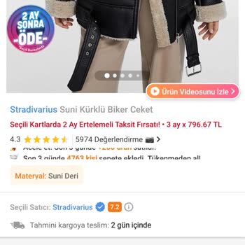 Stradivarius Kusurlu Ürünü Değiştirmiyor