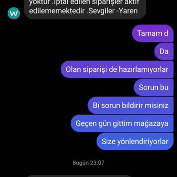 Watsons İzinsiz Sipariş İptali Ve Kargo Sorunu