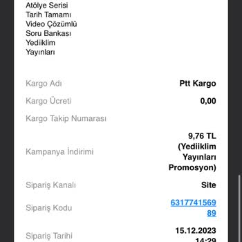 YKMkitap Kargomdan 1 Haftadır Haber Yok