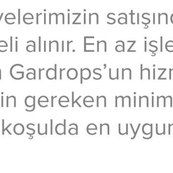Gardrops Haksız Ve Fahiş Komisyon Kesintisi Yapıyor