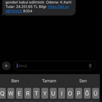PTT Kargo Mesaj Geldi Telefonuma Benimle Alakası Olmayan
