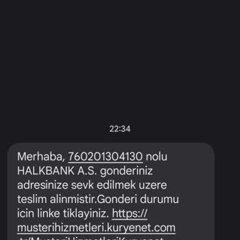 Halkbank Kuryenet İle Yaşadığım Sorun