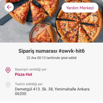 Pizza Hut Gece Yarısı Sipariş Hayal Kırıklığı