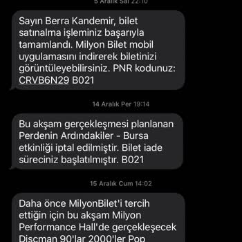 Milyon Bilet İptal Edilen Konserlerin Para İadelerinin Olmaması