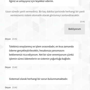 Starzbet Tarafıma Ödeme Gerçekleştirmedi