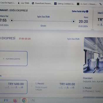 TCDD Den Bilet Alamıyorum.