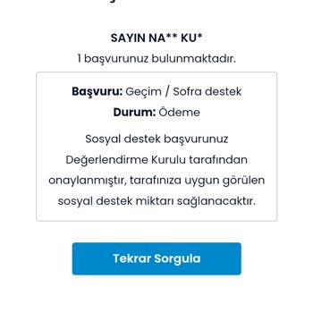 İBB Sedep Yardım Başvurusu
