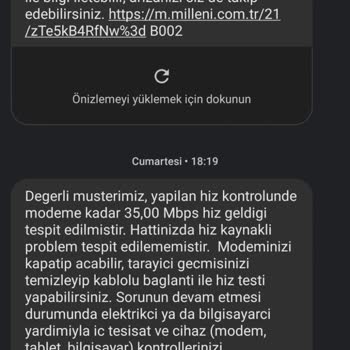 Millenicom İnternet Hızı Vasatlığı