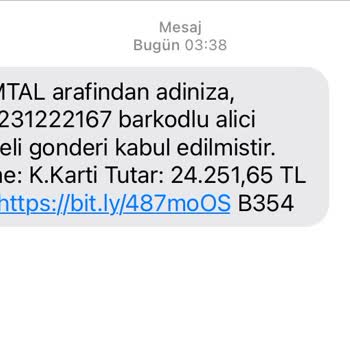 PTT Kargo Kargo Teslim İptali
