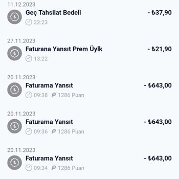 Paycell Turkcell Telefon Faturamdan Bilgim Dışında 1950 TL Para Çekilmiştir.